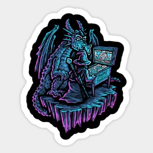 Dragons In Dungeons - Pinball Wizard Sticker